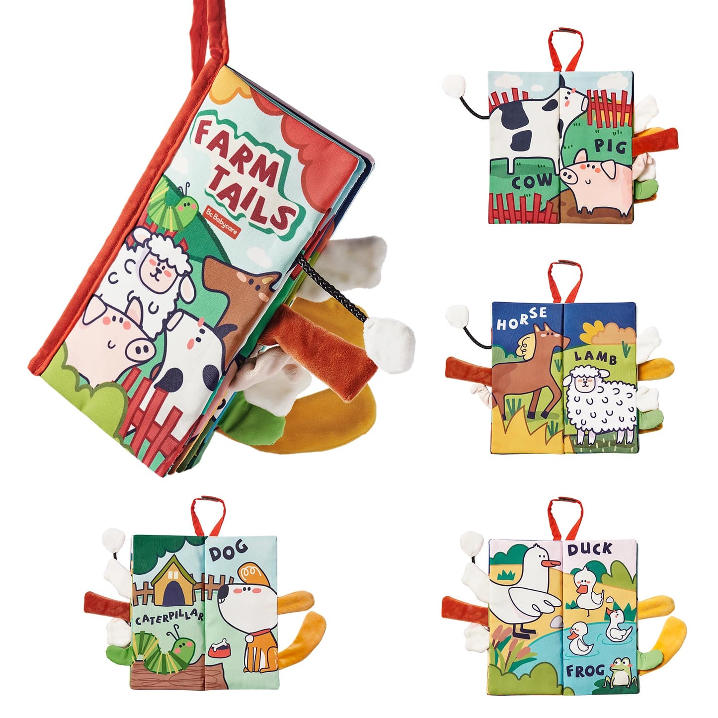 Animal Tails Cloth Books