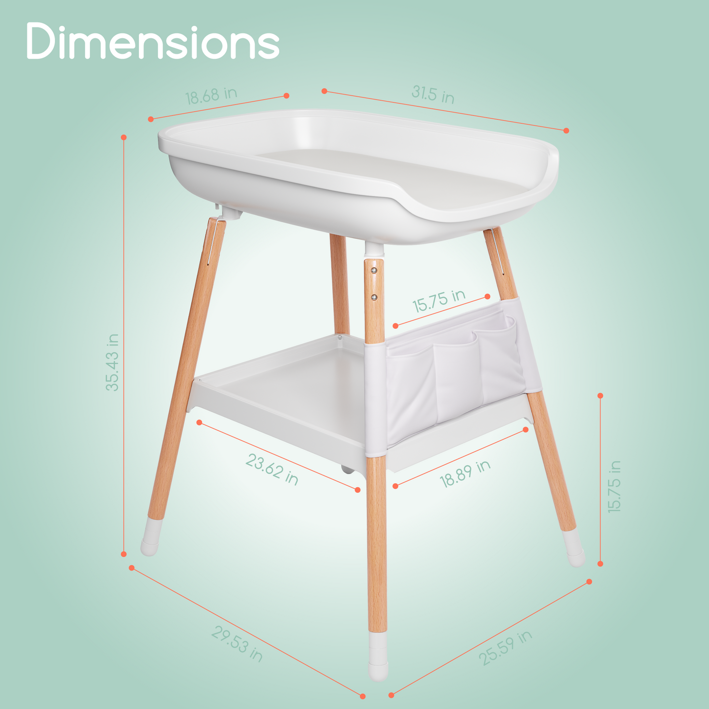 Deluxe Diaper Changing Table