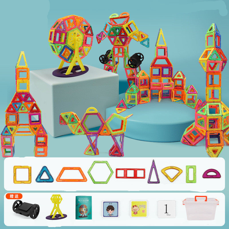Magnetic Building Blocks Set β Educational Toy for Early Learning and Creativity