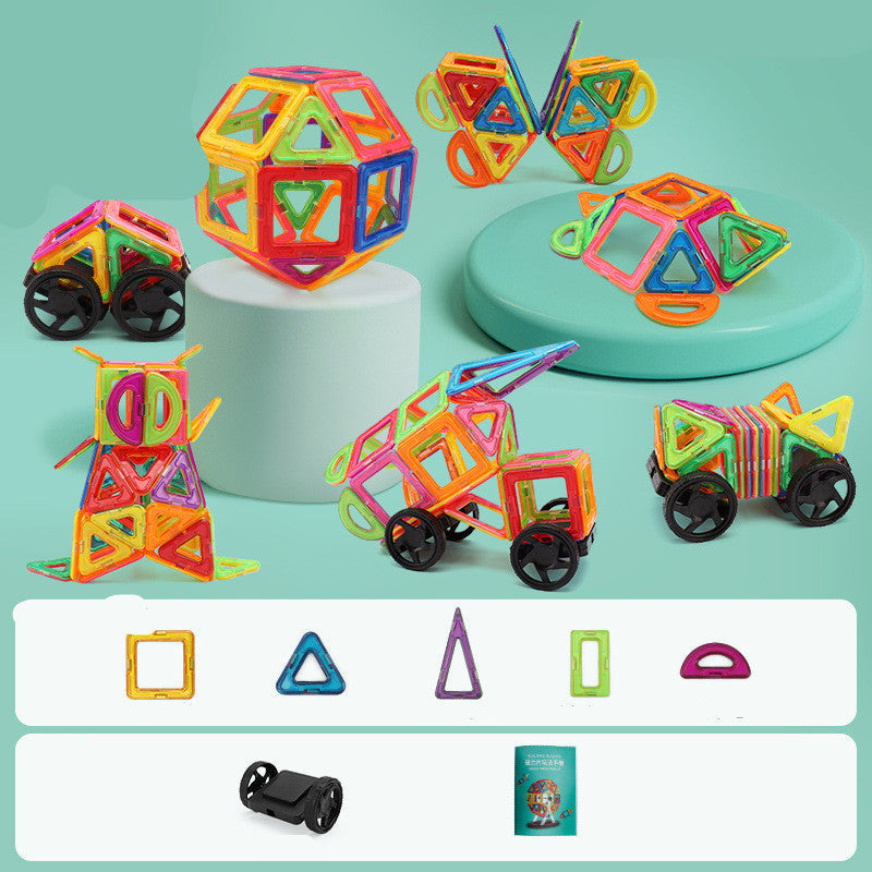 Magnetic Building Blocks Set β Educational Toy for Early Learning and Creativity