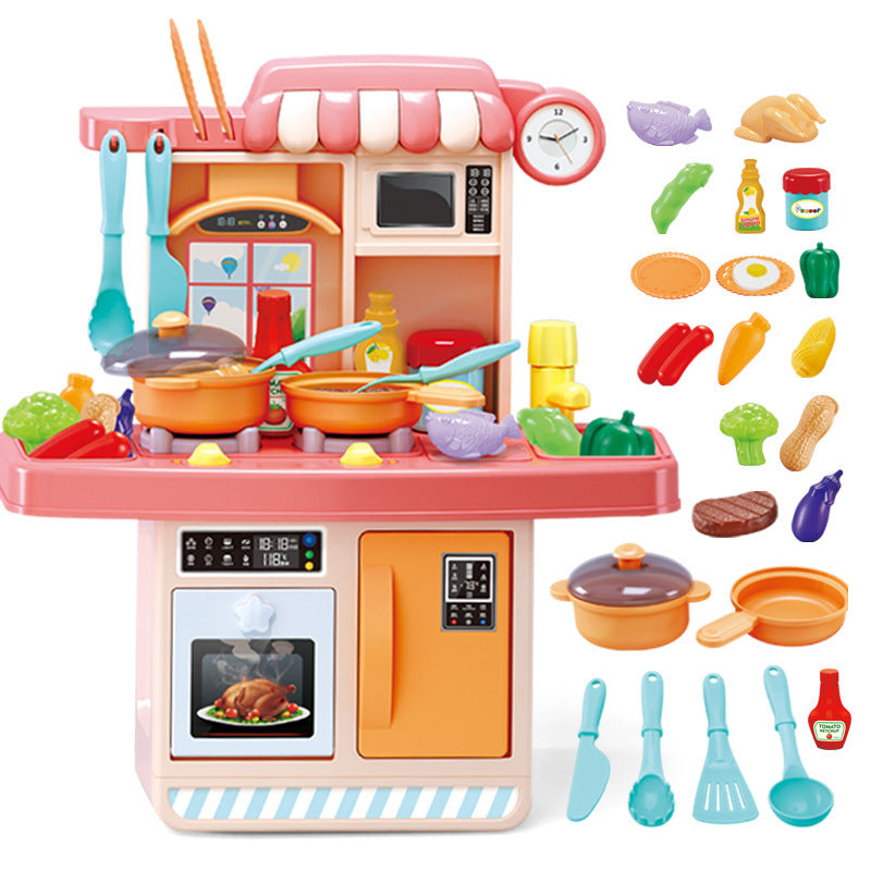 Kids Play Kitchen Set โ Large Dishwasher Pool with 23 Accessories