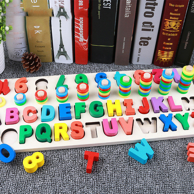 3D Alphabet and Number Puzzle