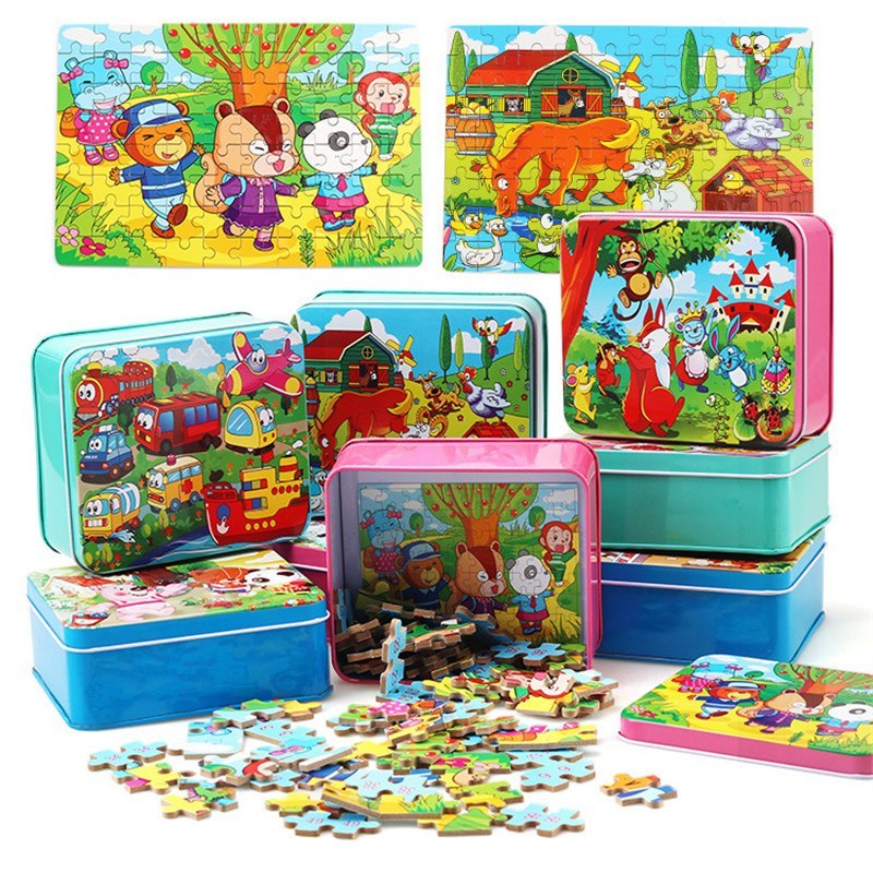 Wooden Animal Puzzle β Educational Jigsaw Toy for Kids
