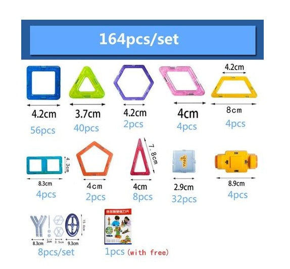 Magnetic Building Blocks β 3D Educational Building Toy
