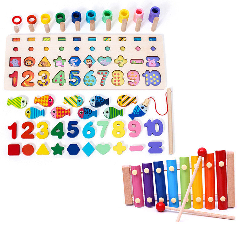 3D Alphabet and Number Puzzle