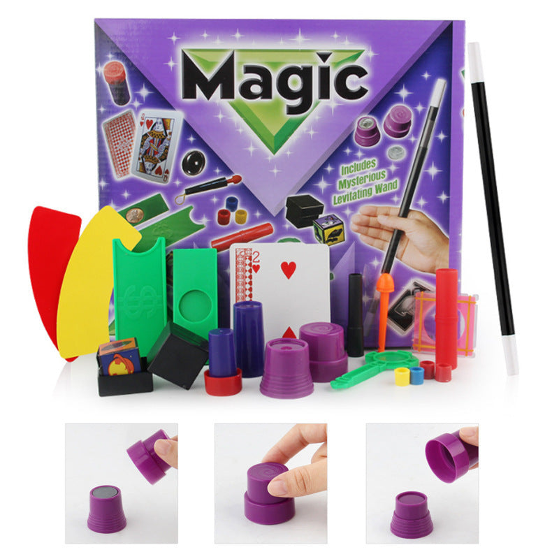 Magic Tricks Set โ Fun Magic Prop Kit for Kids with 45+ Tricks