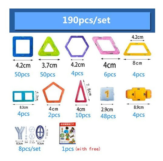Magnetic Building Blocks β 3D Educational Building Toy