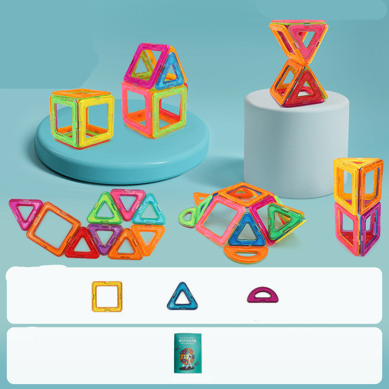 Magnetic Building Blocks Set β Educational Toy for Early Learning and Creativity