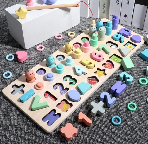 3D Alphabet and Number Puzzle