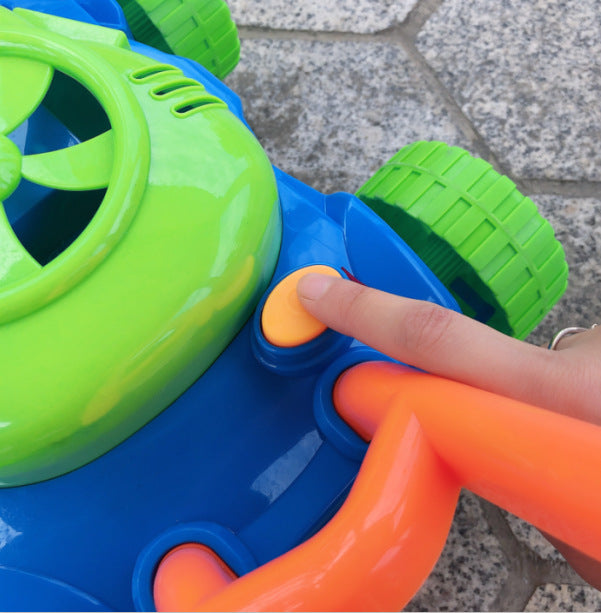 Electric Bubble Machine Push Toy β Outdoor Fun Bubble Blower for Kids