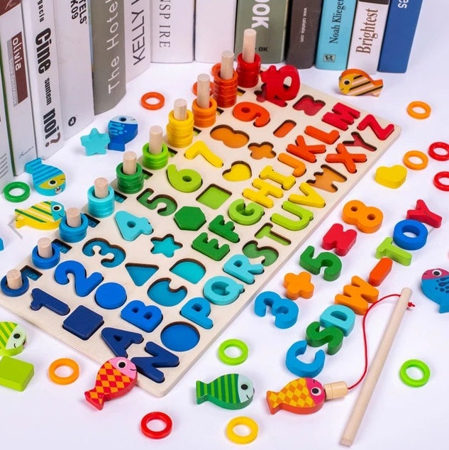 3D Alphabet and Number Puzzle