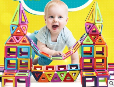 Magnetic Building Blocks Set β Educational Toy for Early Learning and Creativity