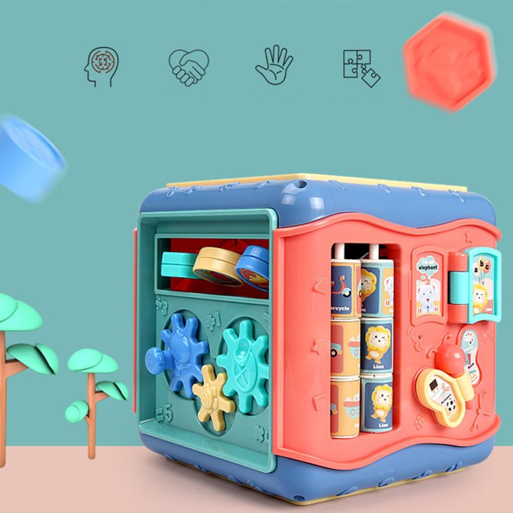 Montessori Hexahedron Toy β 6-Sided Educational Activity Box