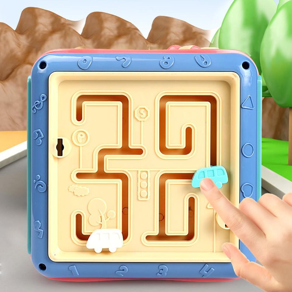Montessori Hexahedron Toy β 6-Sided Educational Activity Box