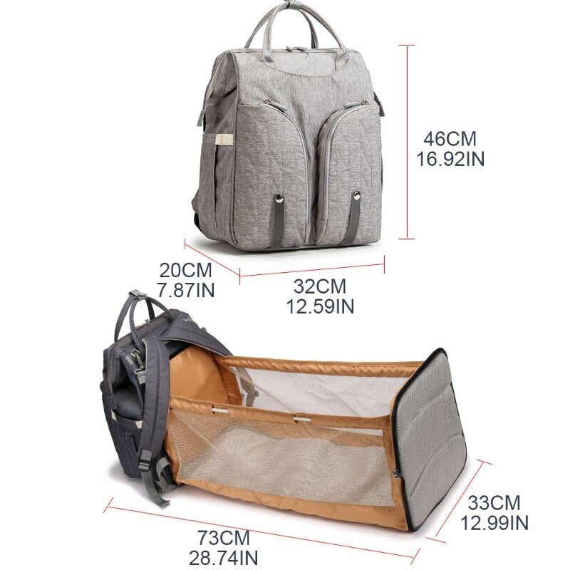 Large Capacity Crib Backpack