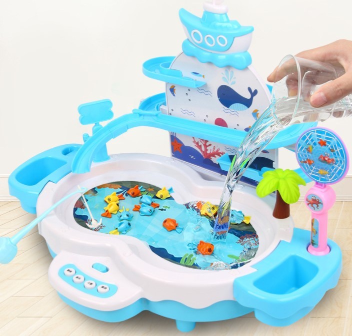 Electric Fishing Toy Set β Musical Educational Puzzle Game