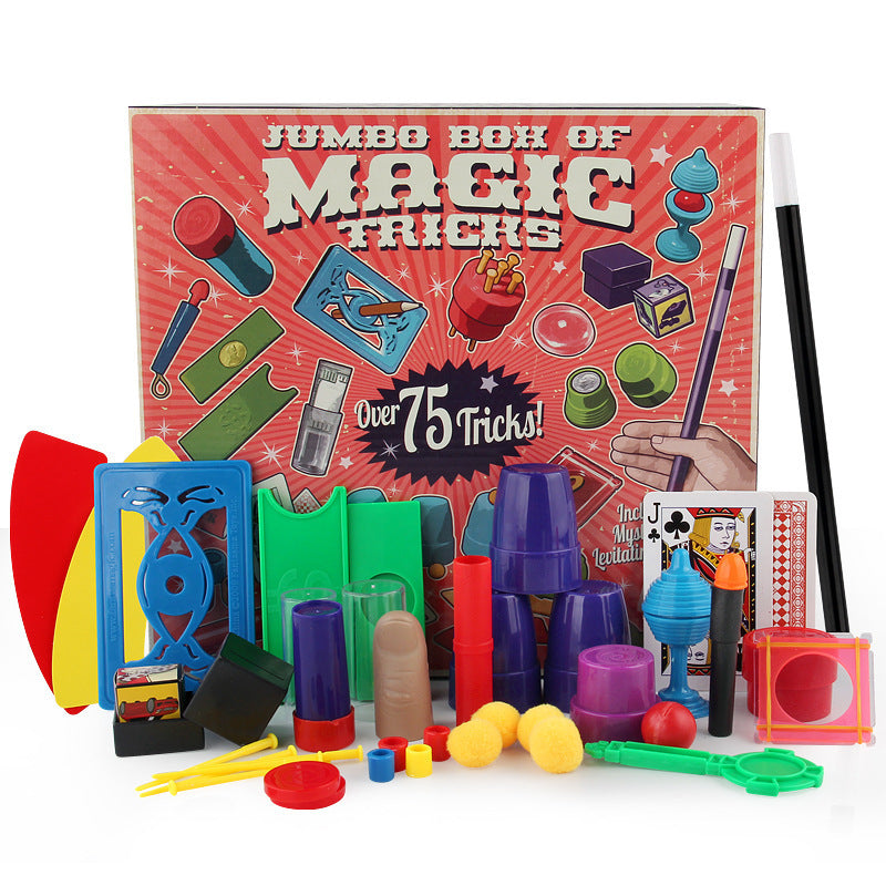 Magic Tricks Set โ Fun Magic Prop Kit for Kids with 45+ Tricks