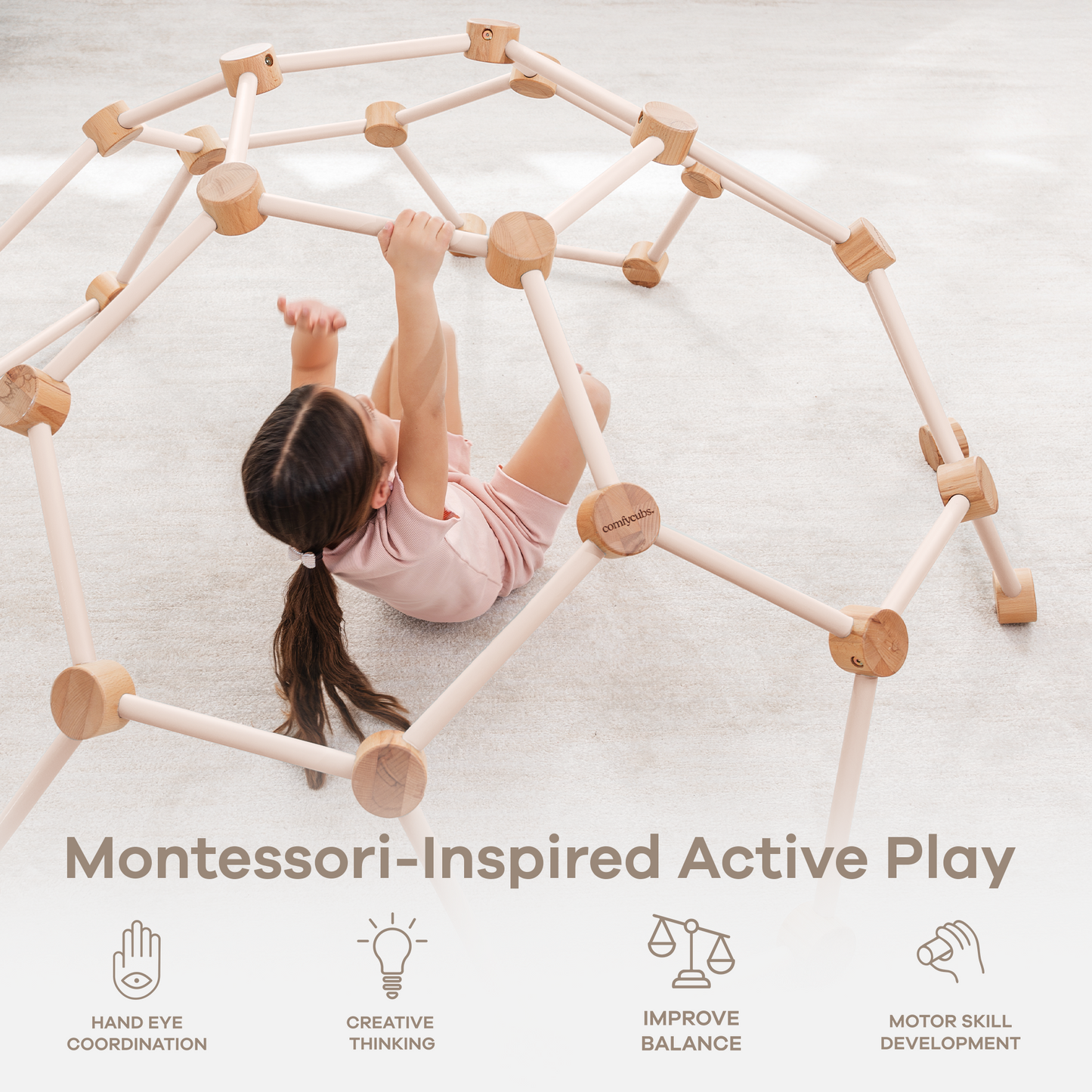 Wooden Climber (Blush)