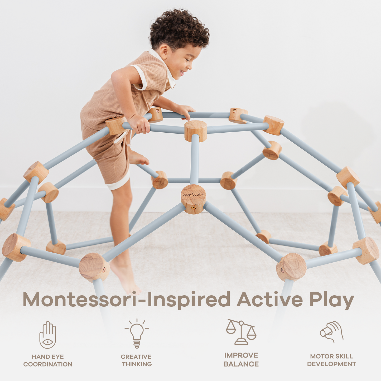 Wooden Climber (Pacific Blue)