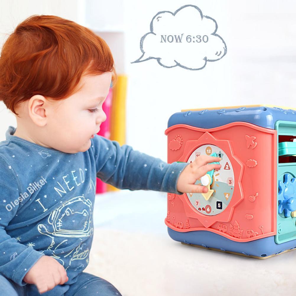 Montessori Hexahedron Toy β 6-Sided Educational Activity Box