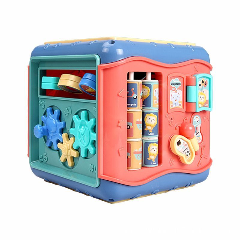 Montessori Hexahedron Toy β 6-Sided Educational Activity Box