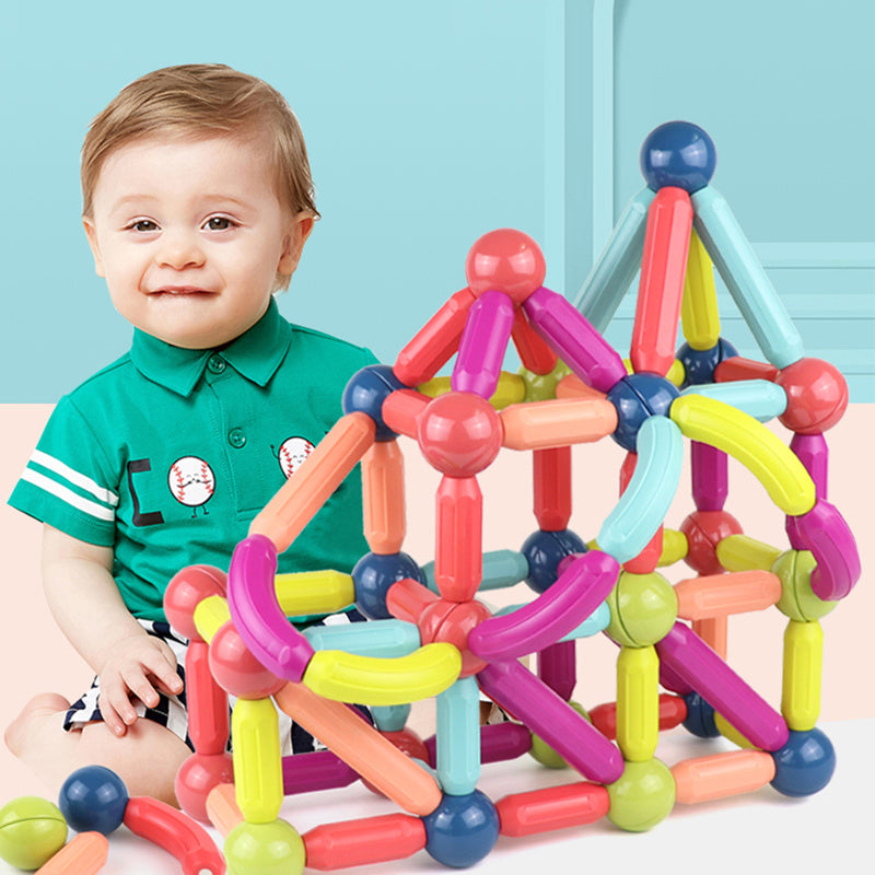 Magnetic Building Blocks Toy Set β Educational Fun for Kids
