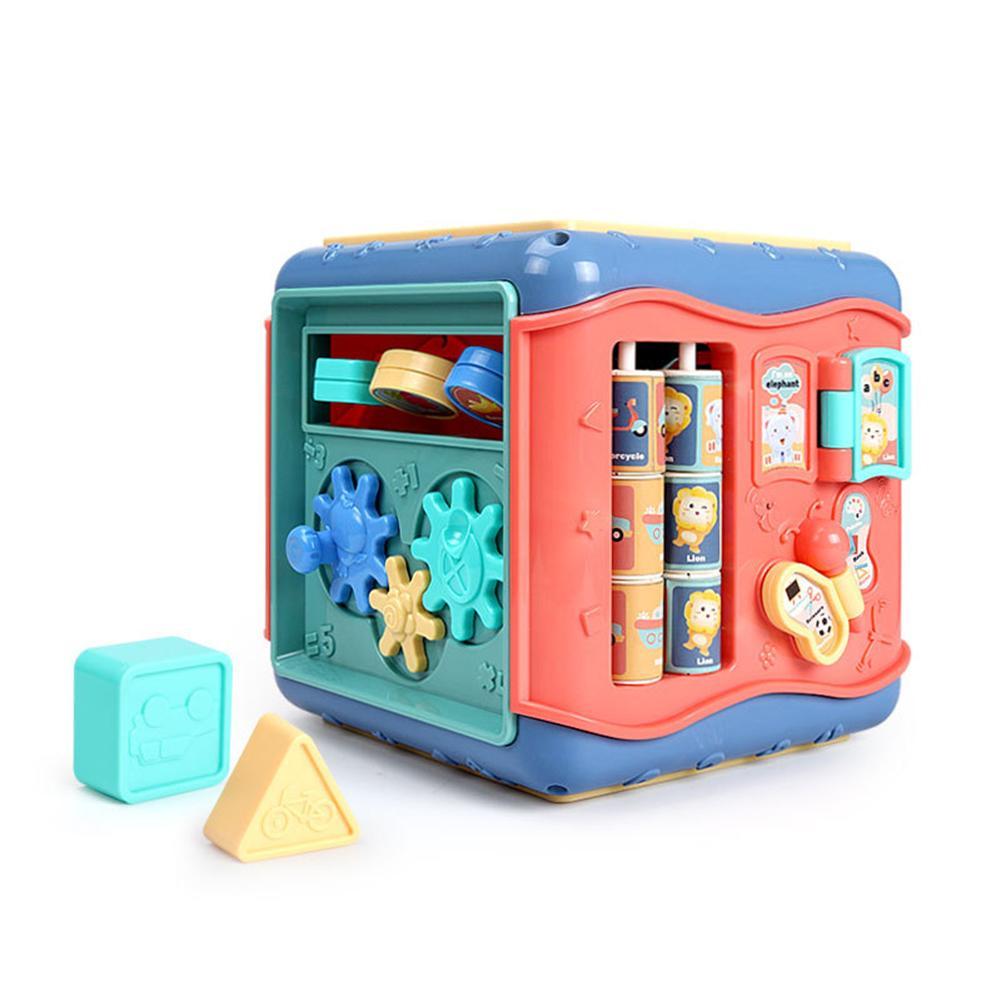 Montessori Hexahedron Toy β 6-Sided Educational Activity Box