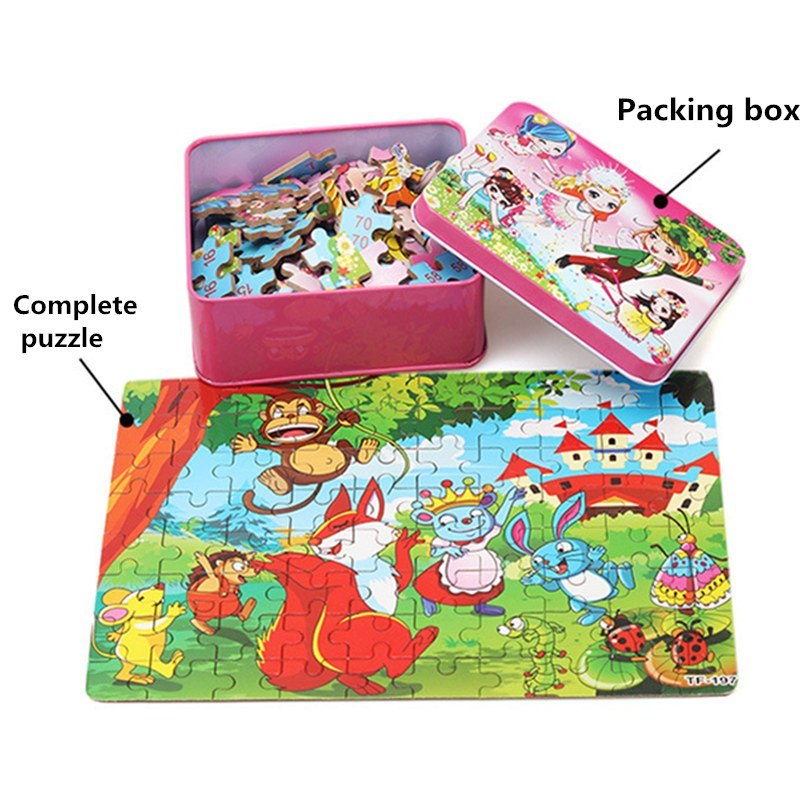 Wooden Animal Puzzle β Educational Jigsaw Toy for Kids