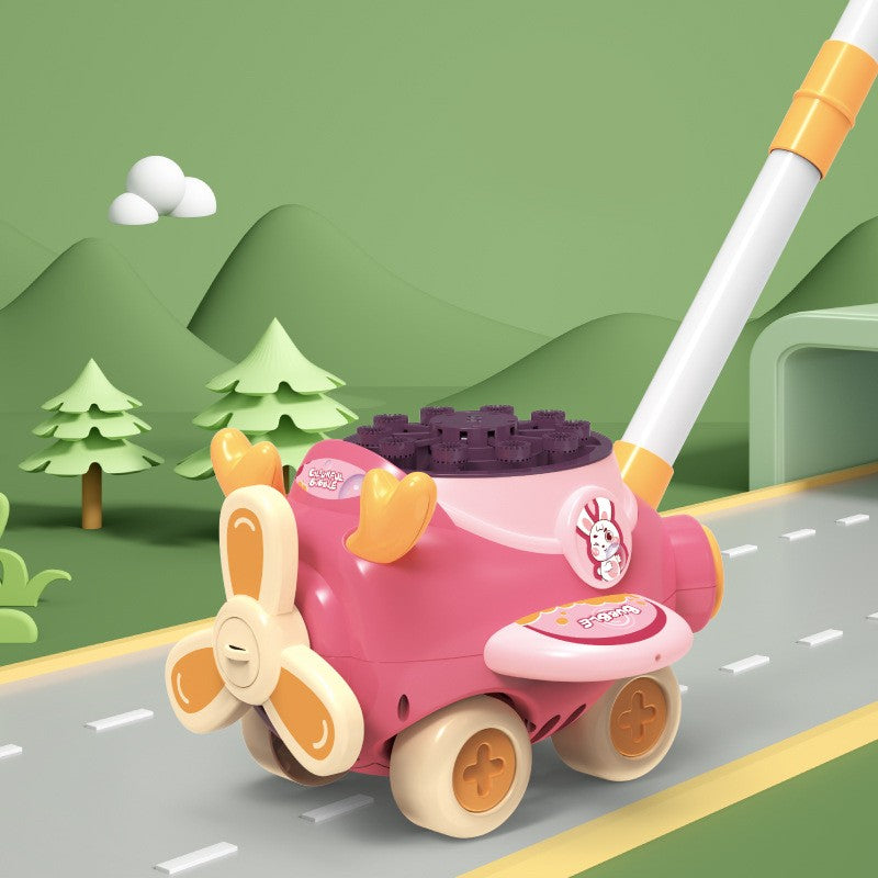 Automatic Bubble Cart Toy with Sound and Light
