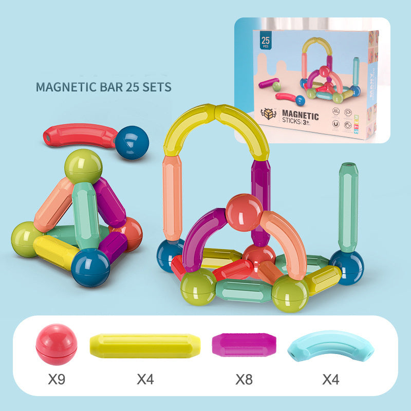 Magnetic Building Blocks Toy Set β Educational Fun for Kids