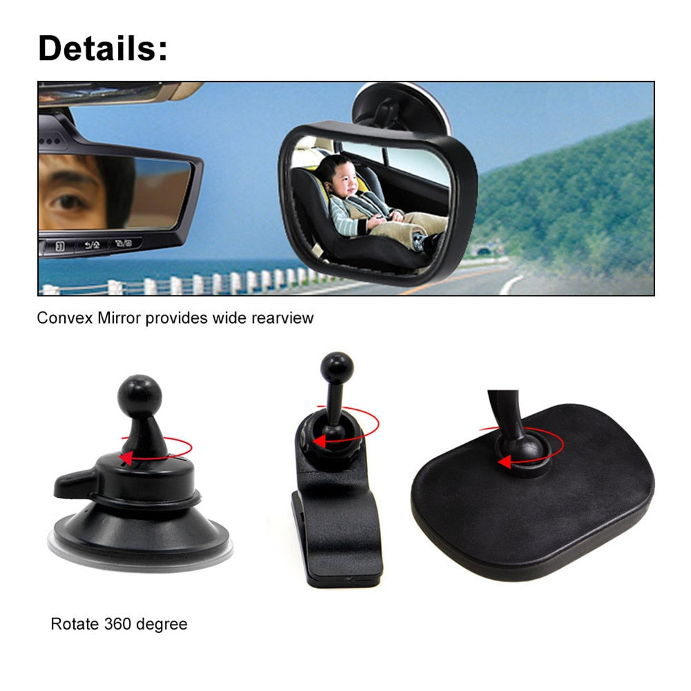 Mini Safety Adjustable Baby View Mirror