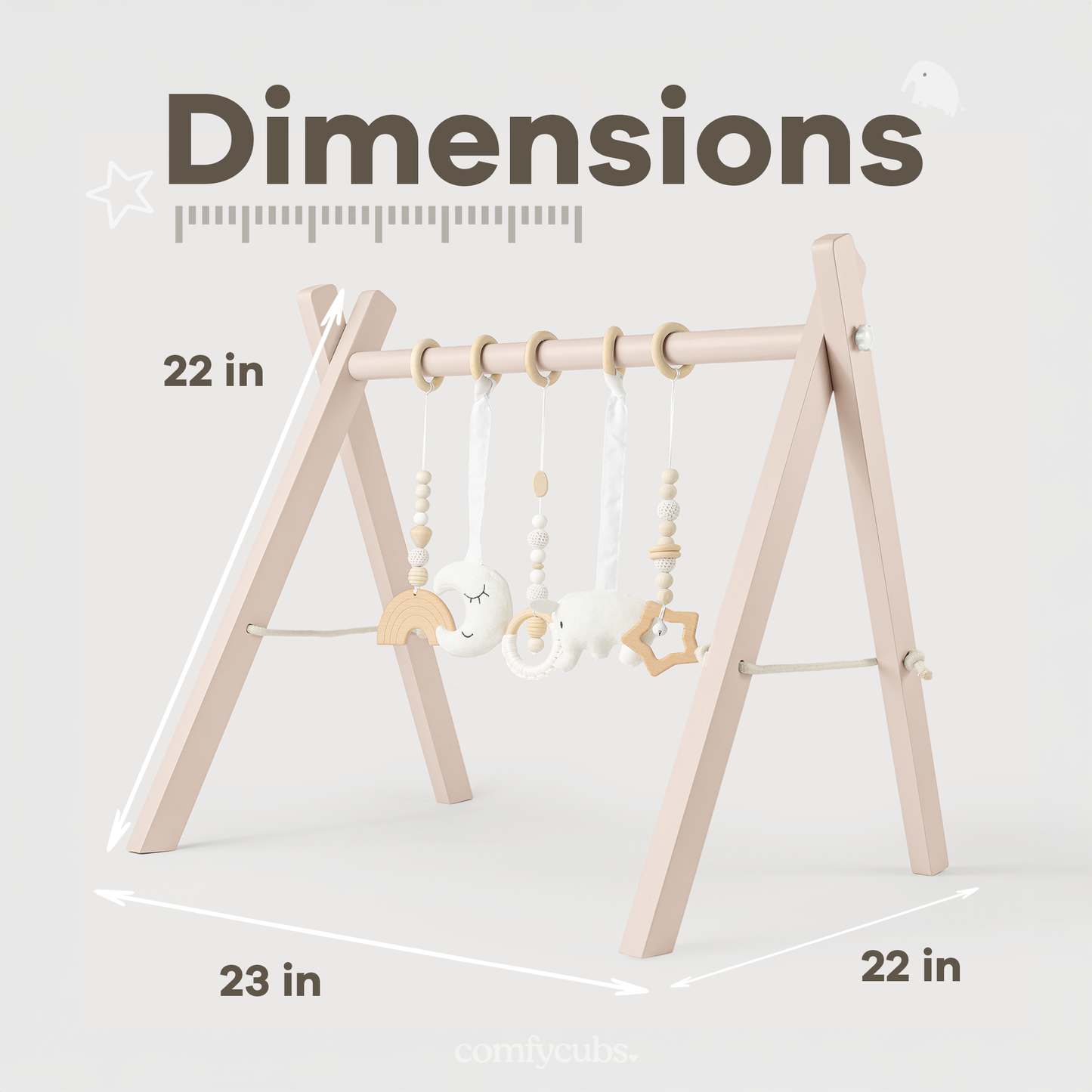 Baby Play Gym - Blush