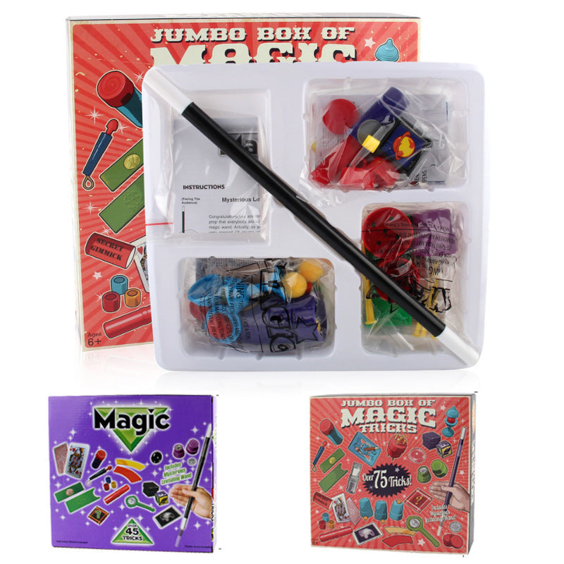 Magic Tricks Set โ Fun Magic Prop Kit for Kids with 45+ Tricks