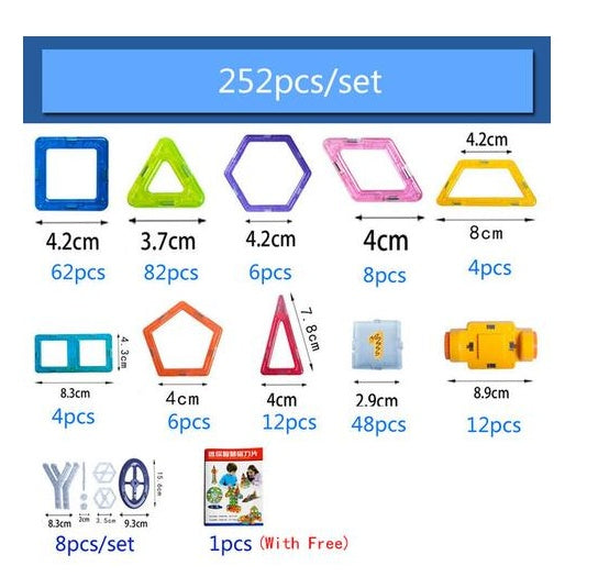 Magnetic Building Blocks β 3D Educational Building Toy