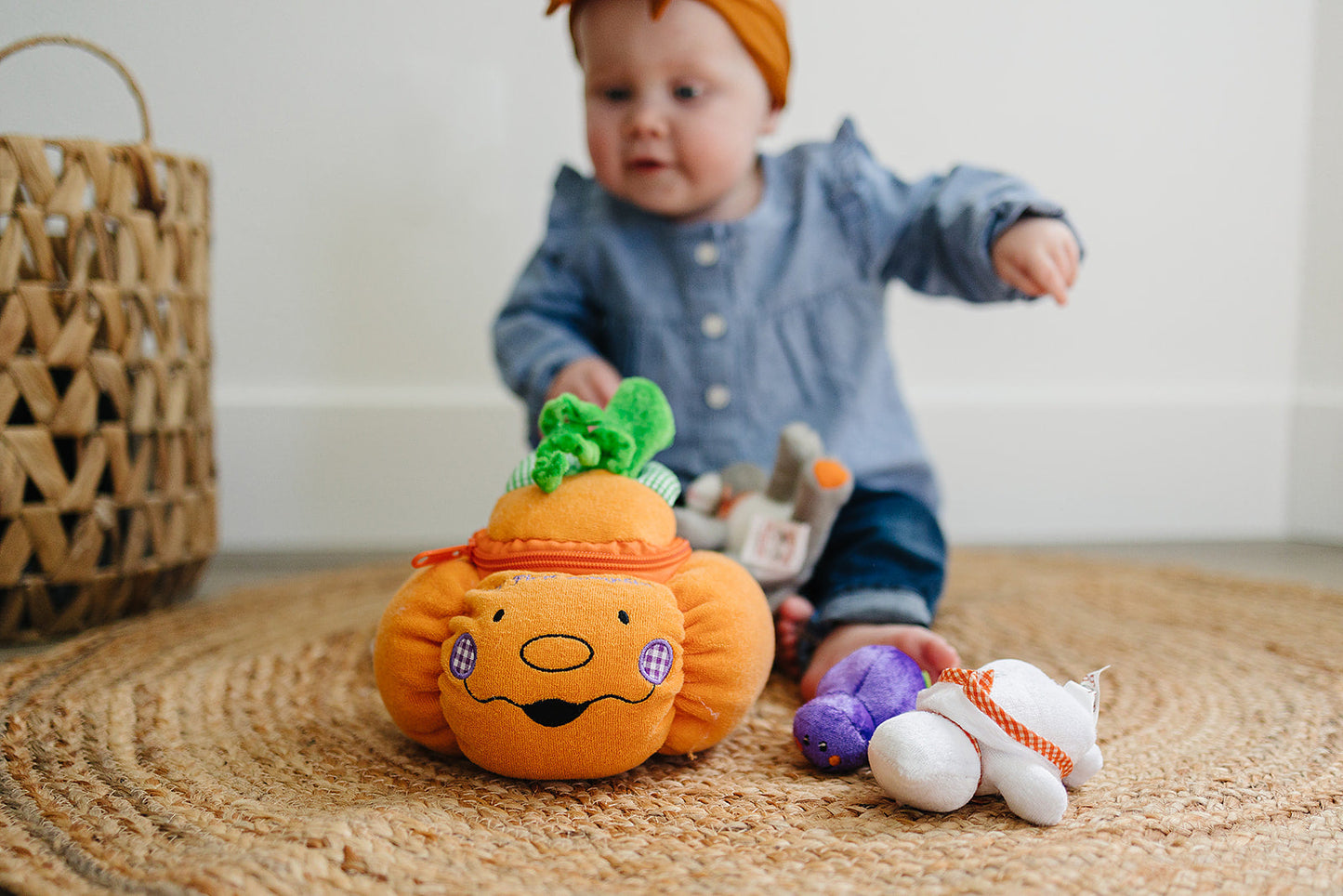 Halloween Stuffed Pumpkin Playset