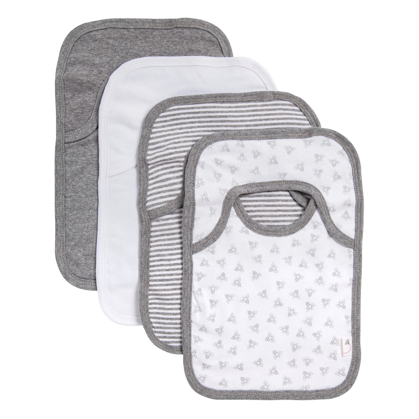 Multi-Pack Organic Cotton Pull-On Bibs