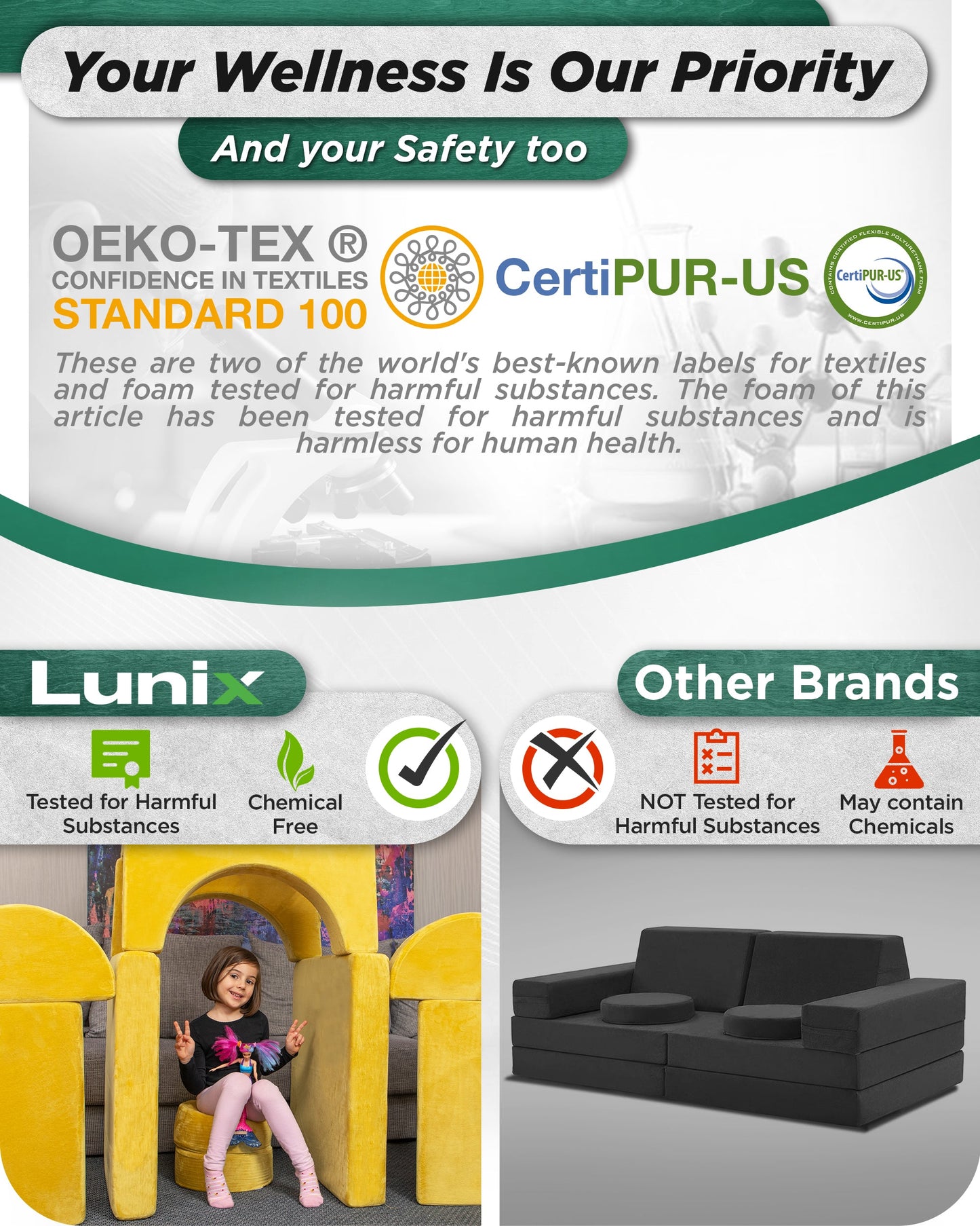 Modular Play Couch - 14pcs