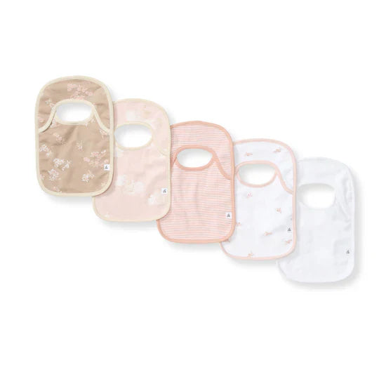 Multi-Pack Organic Cotton Pull-On Bibs