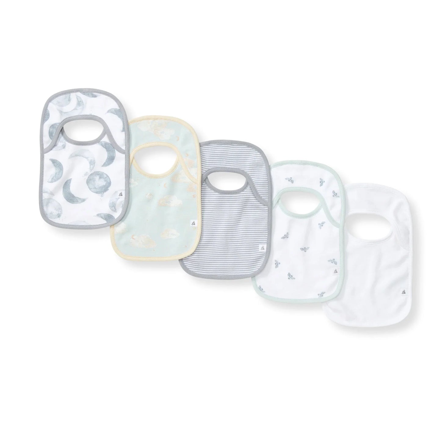 Multi-Pack Organic Cotton Pull-On Bibs