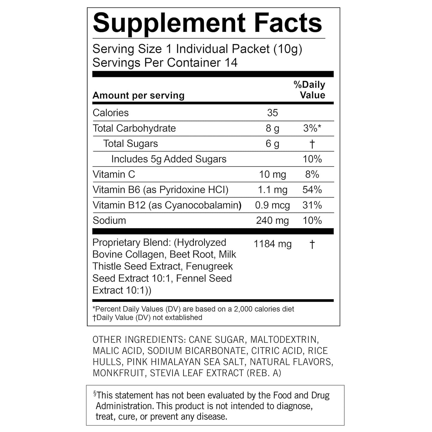 Lactation Berry Lemonade Drink Mix