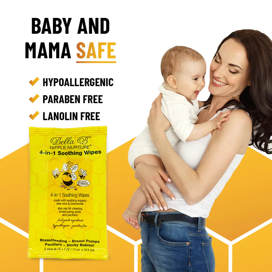 Bella B 4-in-1 Soothing Wipes