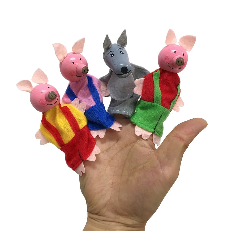 Soft Animal Finger Puppets