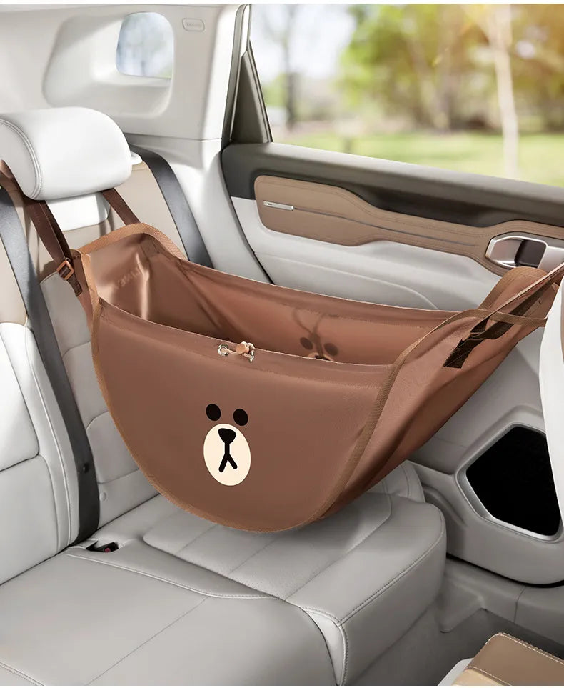 Brown Bear Car Seat Storage-Bag