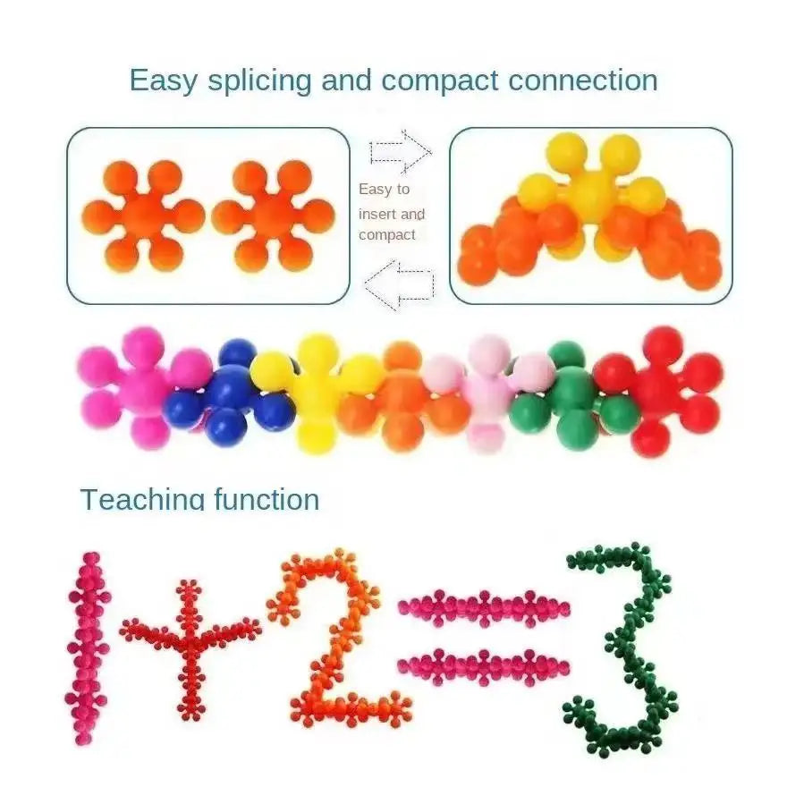 3D Snowflake Building Blocks
