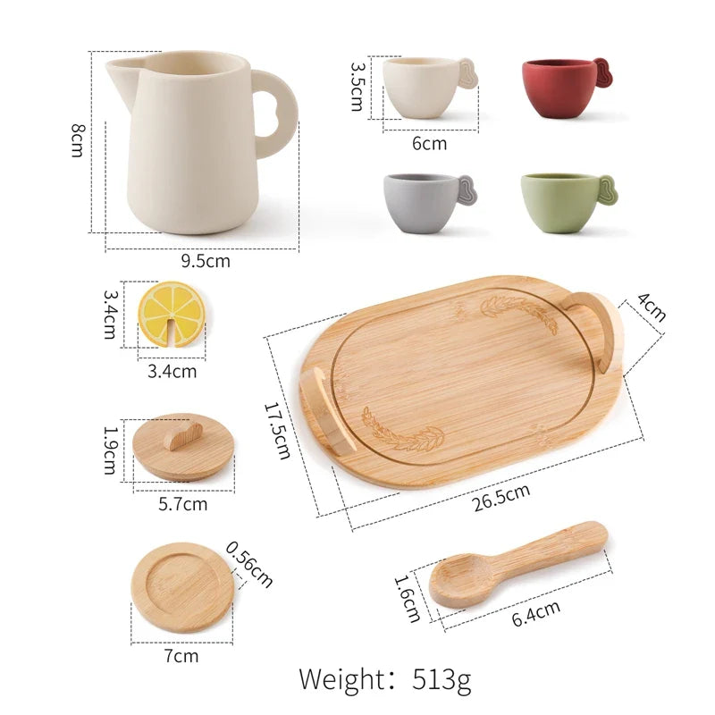 Wooden Objects Stacking Balance Board
