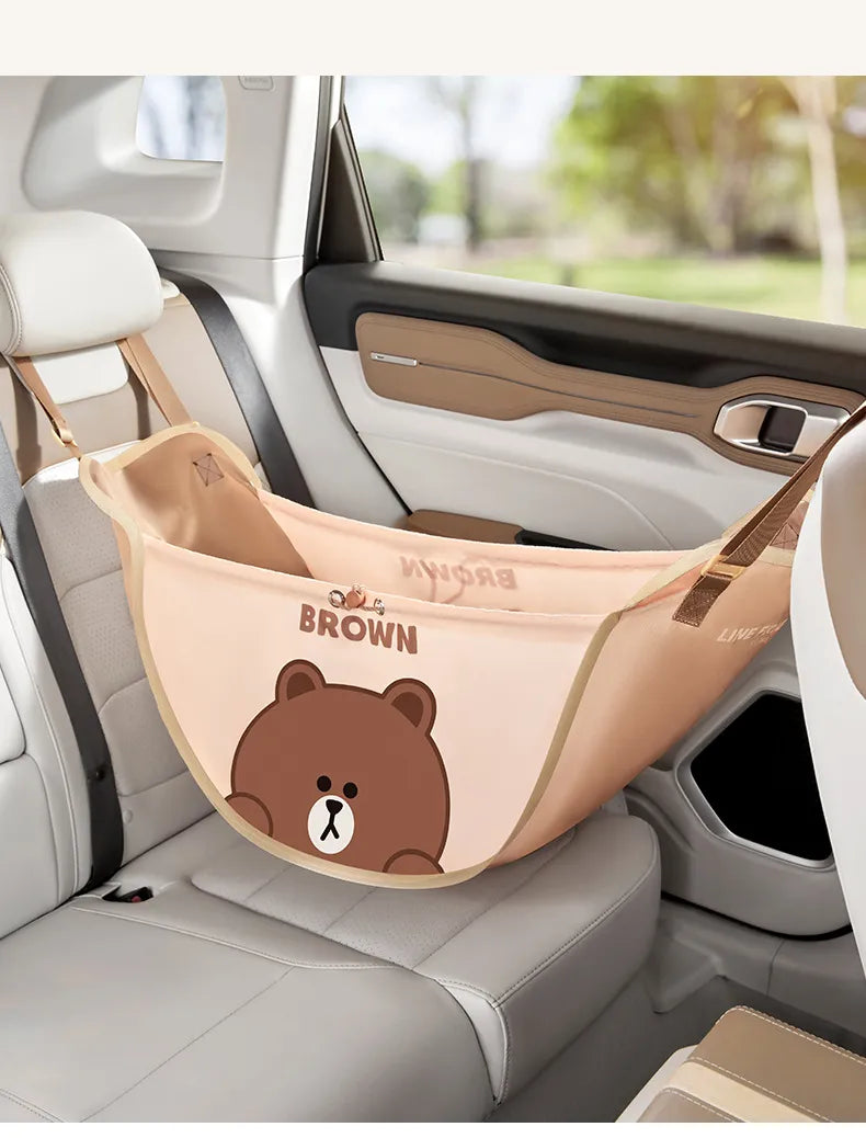 Brown Bear Car Seat Storage-Bag