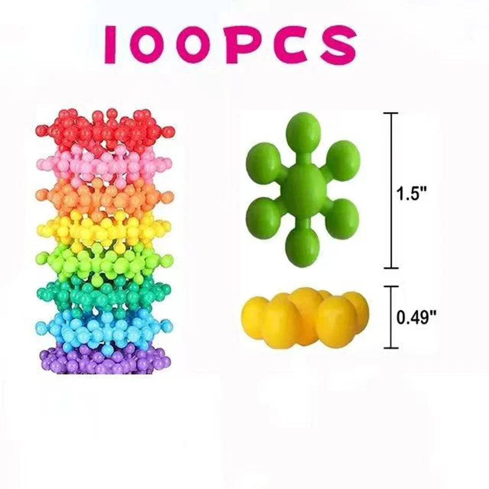 3D Snowflake Building Blocks