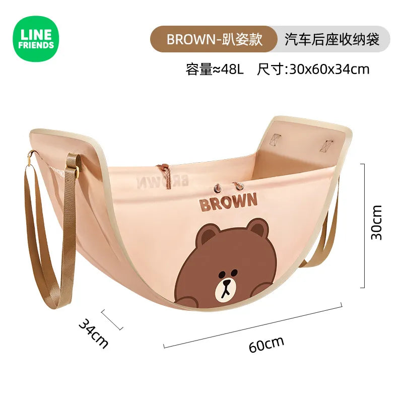 Brown Bear Car Seat Storage-Bag