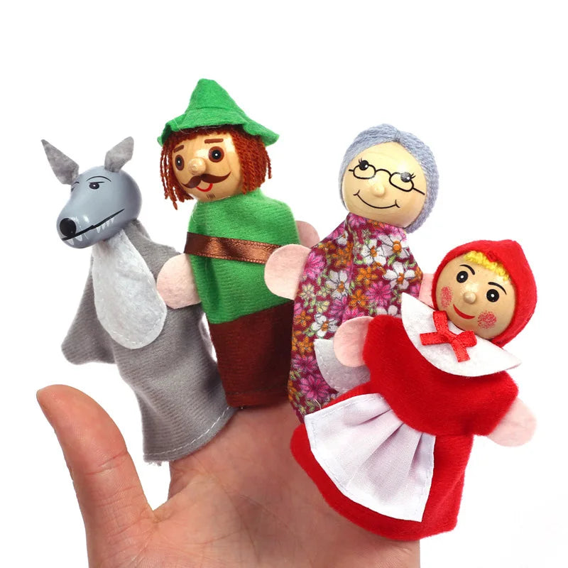 Soft Animal Finger Puppets