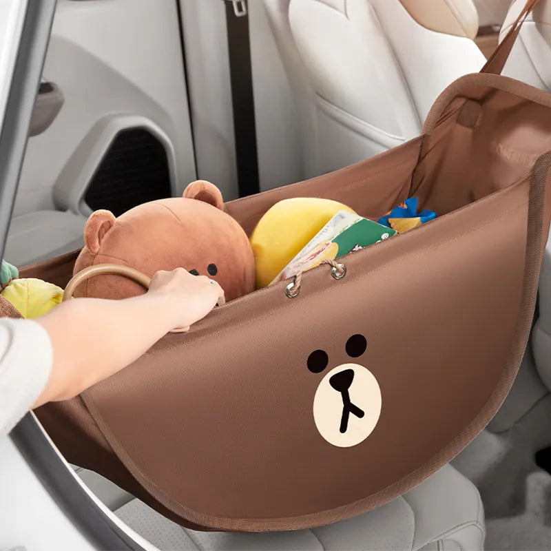 Brown Bear Car Seat Storage-Bag